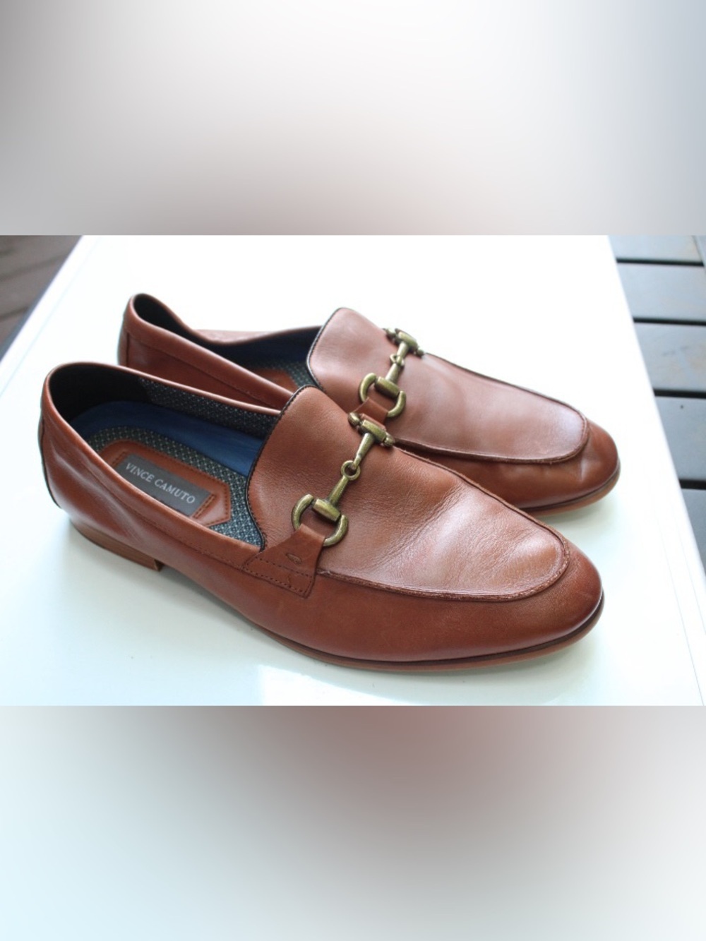 Vince Camuto Horse bit loafers